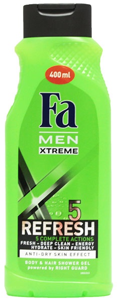 FA Men żel pod prysznic Xtreme Re-Fresh 400ml