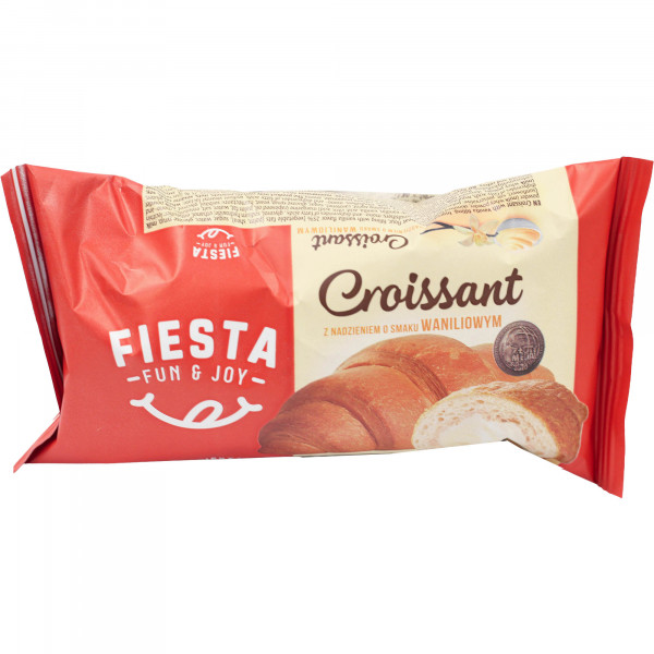 Fiesta croissant z nadzieniem o smaku wanilii 