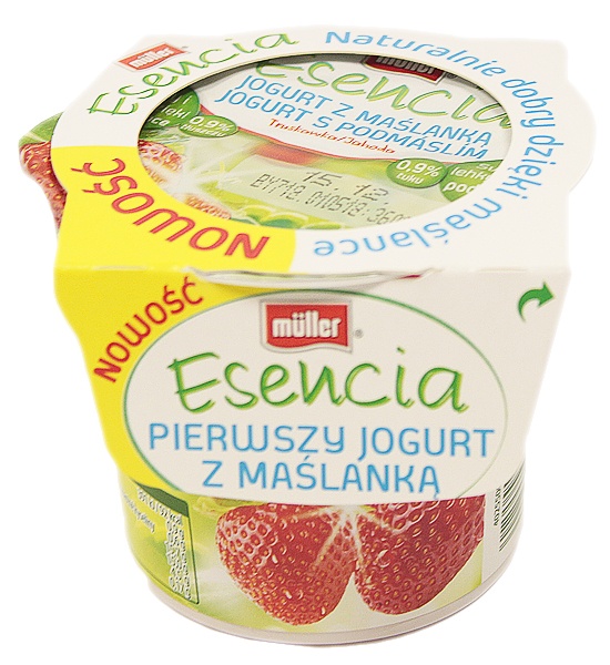 Jogurt Esencia z maślanką truskawka 
