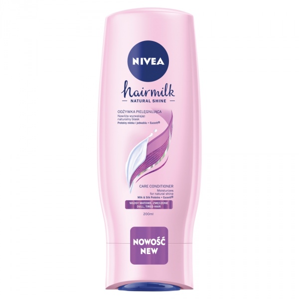 NIVEA Mleczna odżywka wyzwalająca blask Hairmilk Natural Shine 200 ml
