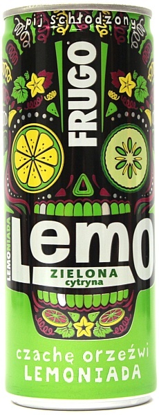 Frugo Lemo Lemoniada Zielona napój niegazowany puszka 
