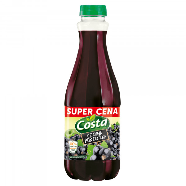 Costa Napój czarna porzeczka butelka pet 1L
