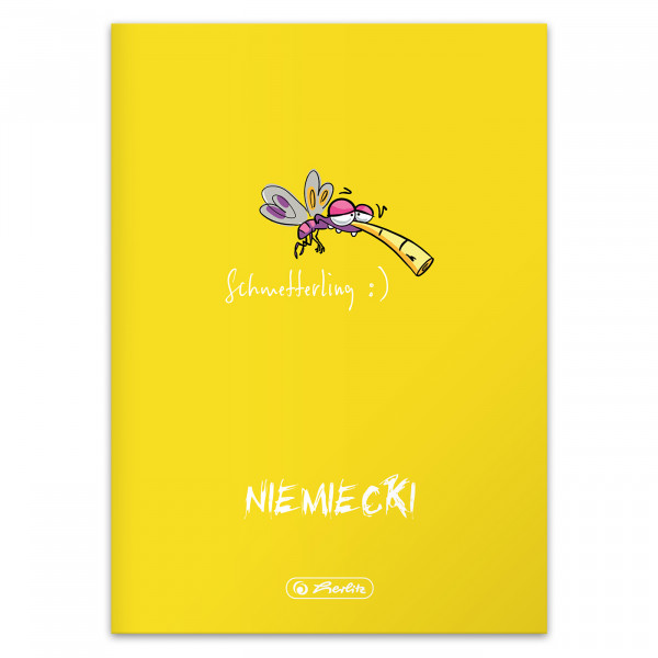 Zeszyt Herlitz ECOPP PRZ Niemiecki  A5 60k kratka z marginesem
