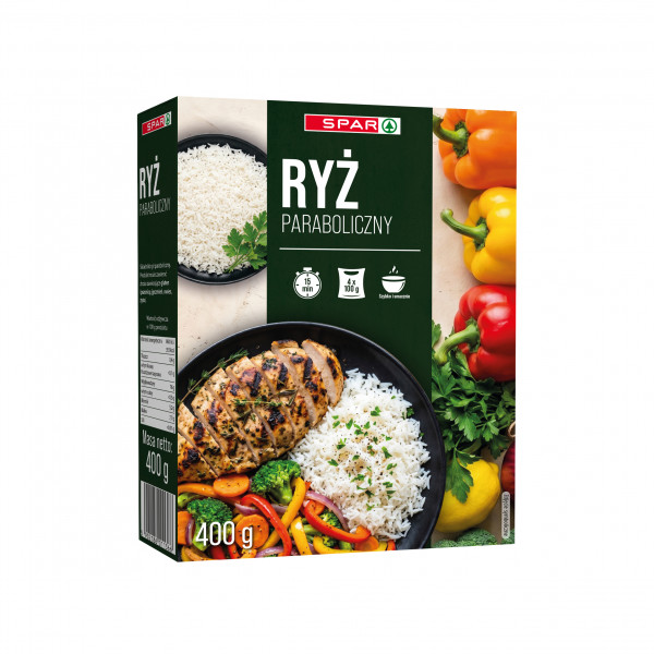 Ryż Spar parboiled 4x100g 