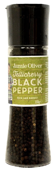 Pieprz czarny Telicherry 180g Jamie Oliver