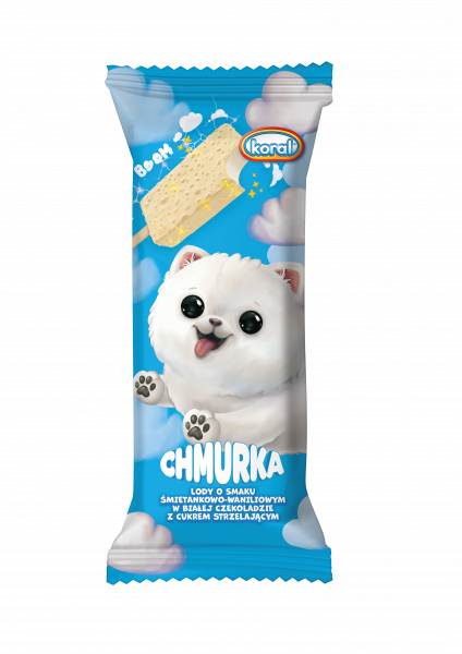 Lody Koral Chmurka smak śmietankowo-waniliowe 