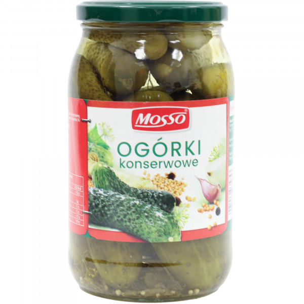 Ogórki Mosso konserwowe słoik 