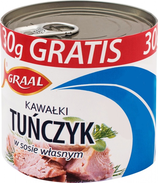 Tuńczyk kawałki w sosie własnym 2*185 