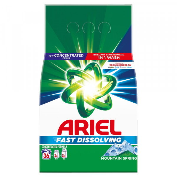 Ariel Fast Dissolving Mountain Spring 36 prań 1980 g