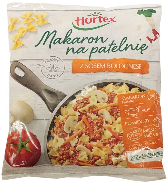 Hortex Makaron na patelnię z sosem bolognese 450 g