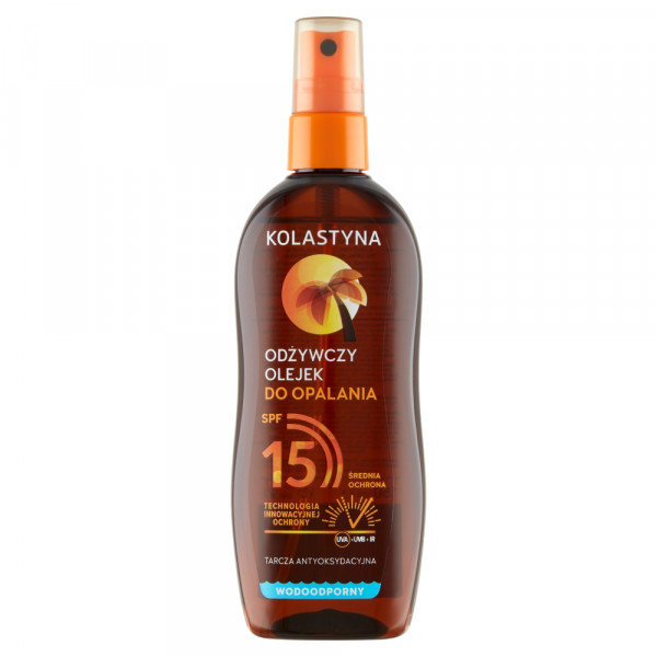Olejek do opalania Kolastyna odżywczy spf15 