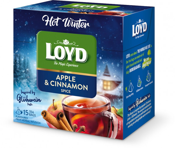 Herbata eksp loyd hot winter apple&amp;cinnamon 15tx3g 