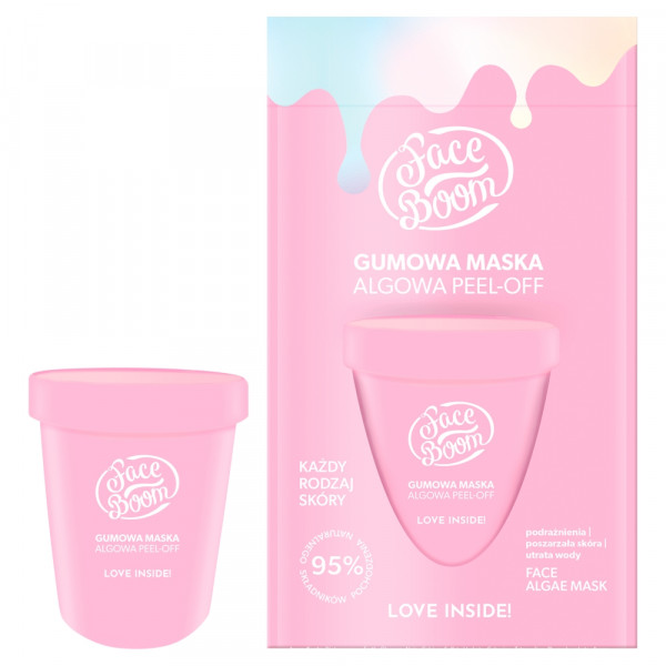 FaceBoom Gumowa maska algowa peel-off 12 g 