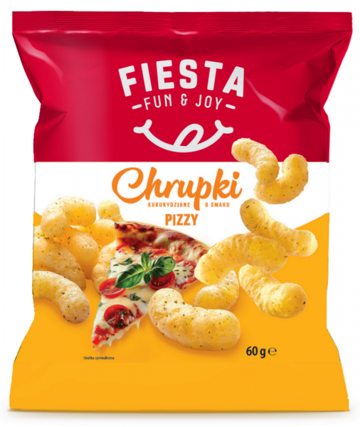 Chrupki Fiesta kukurydziane smak pizzy 60g 