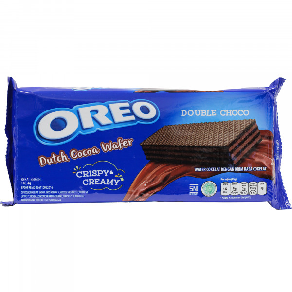 Wafelki Oreo Crispy&amp;Creamy double choco 