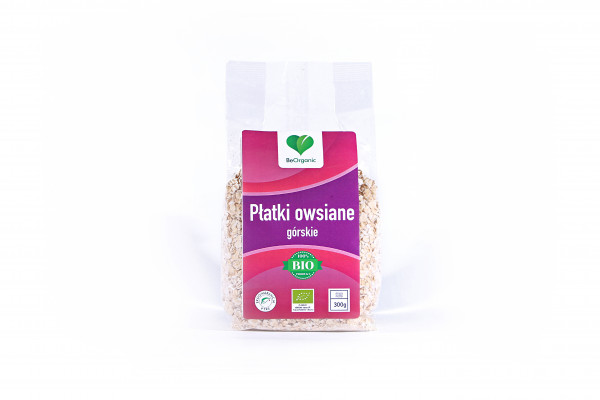 Płatki Beorganic Bio owsiane górskie 