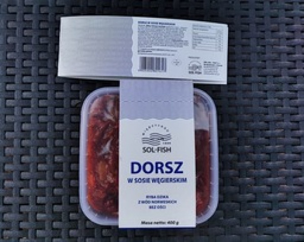 Dorsz sol-fish w sosie węgierskim 400g 