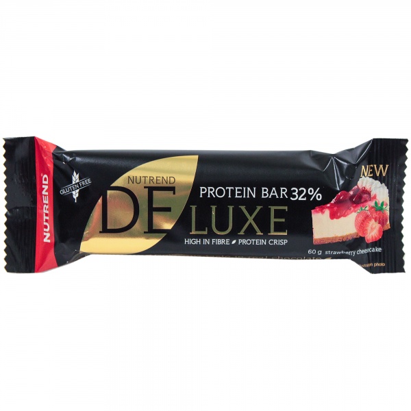 Baton proteinowy deluxe sernik truskawkowy 