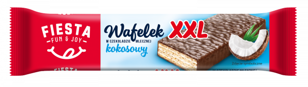 Wafelek Fiesta w czekoladzie kokosowy 