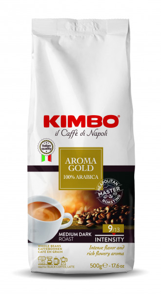 Kawa ziarnista kimbo aroma gold 100% arabica 