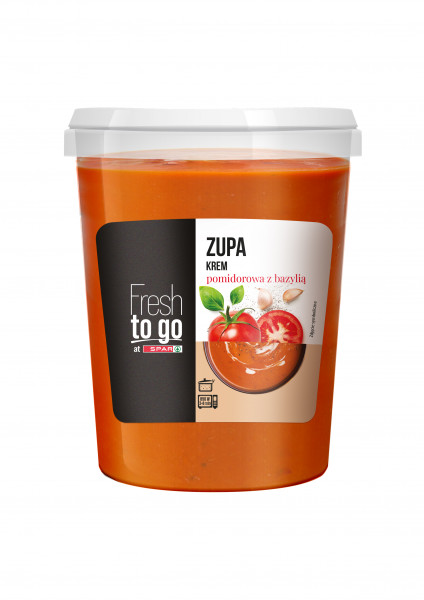 Zupa Fresh to go at Spar krem pomidorowa z bazylią 
