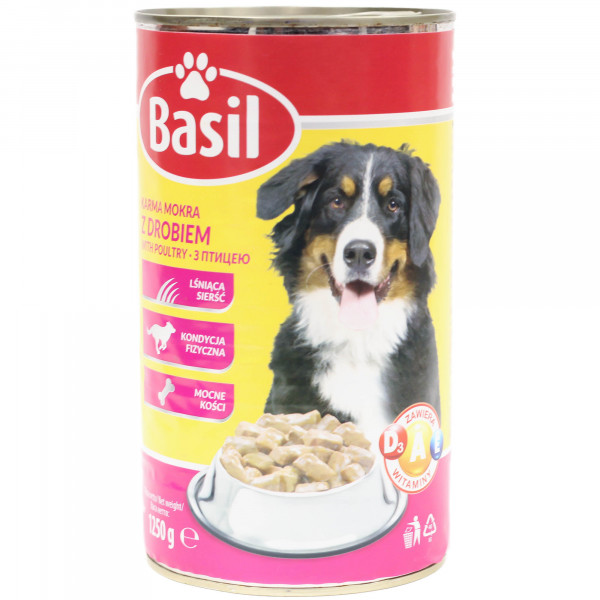 Karma dla psa Basil z drobiem 