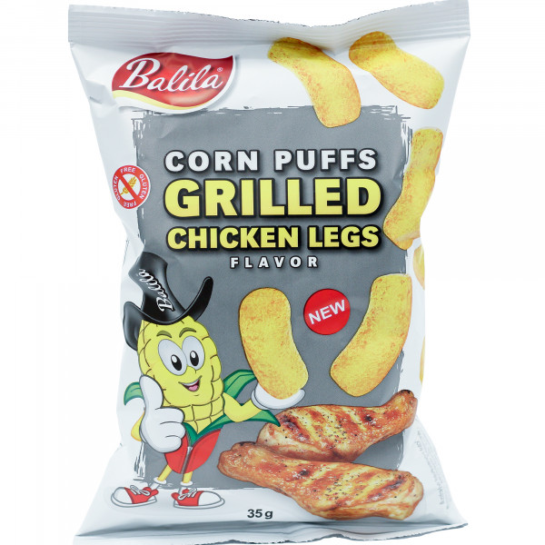 Chrupki Balila bez glutenu kukurydziane smak grillowanego kurczaka