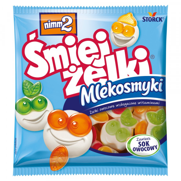 Nimm2 Śmiejżelki Mlekosmyki 90g