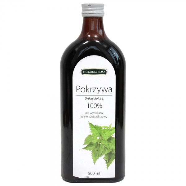 Premium Rosa sok z pokrzywy 