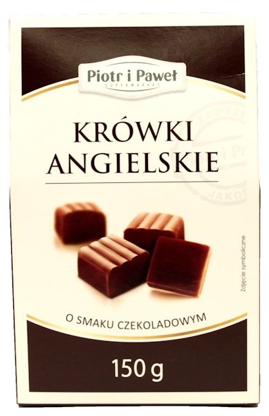 Krówki Angielskie o smaku czekoladowym Piotr i Paweł