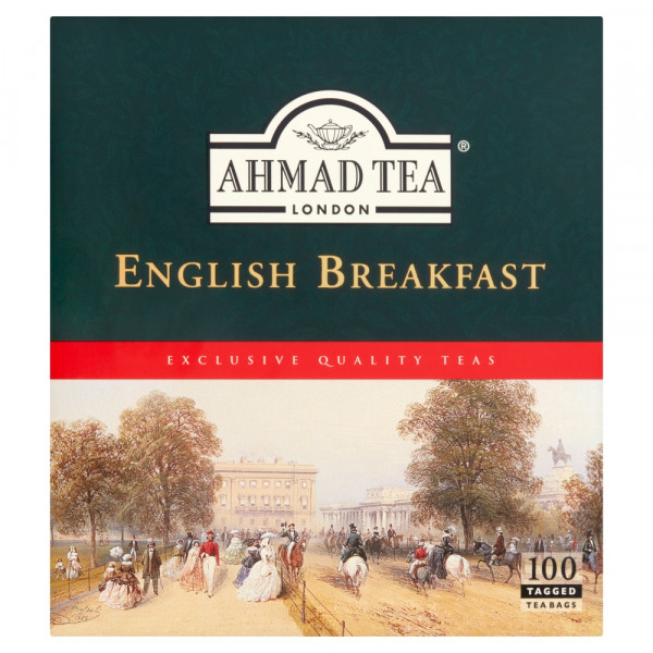 Herbata ekspresowa Ahmad czarna English Breakfast z zawieszką 