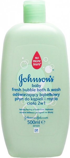 Johnson&#039;s baby płyn do kąpieli i mycia ciała 2w1 odświeżający bąbelkowy