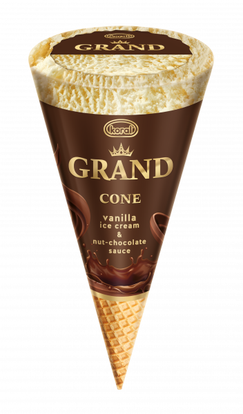 Lody Koral Grand Cone vanilla-cocoa 