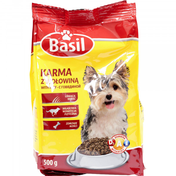 Karma dla psa Basil sucha dla małych ras z wołowiną 