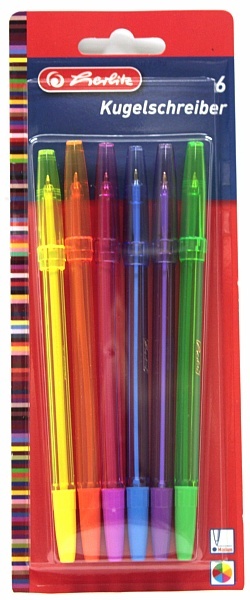 Długopisy Herlitz spots neon