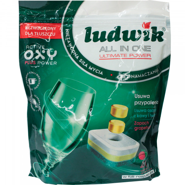 Ludwik All in one tabletki do zmywarek GRAPEFRUIT 41 szt.