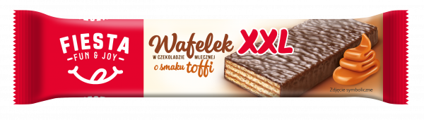 Wafelek Fiesta w czekoladzie toffi 50g 