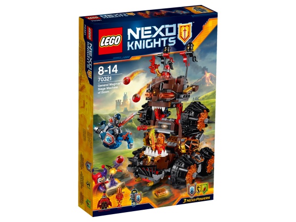 Lego nexo kinghts machina oblężnicza generała magmara 70321 