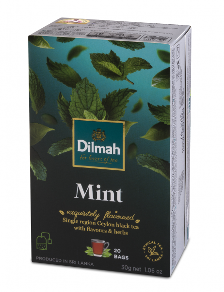 Dilmah Mint Flavoured Ceylon Black Tea 20x1,5 g
