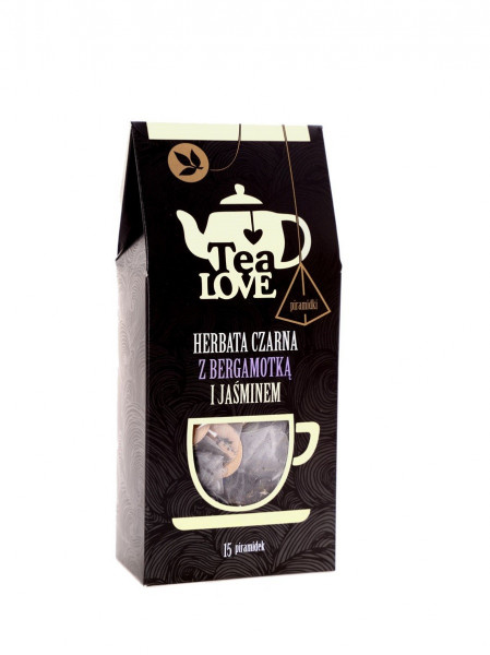 Herbata ekspresowa tea love czarna z bergamotką i jaśmin 15tx2,5g 