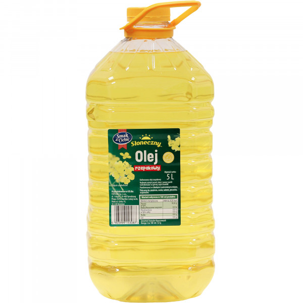 Olej Smak dla ciebie słoneczny rzepakowy 5l 