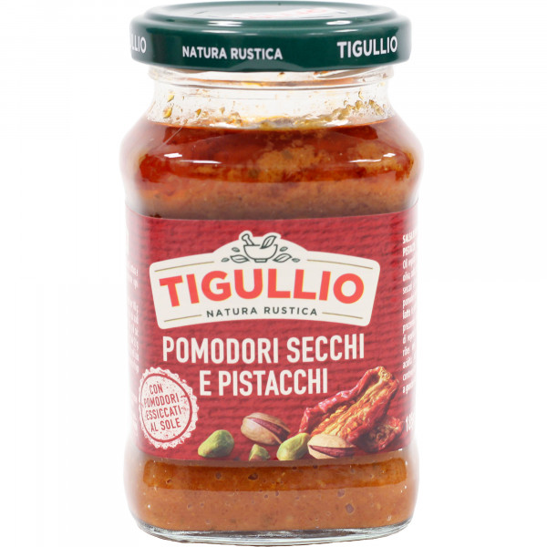 Pesto Tigullio z pomidorów suszonych z pistacjami słoik 