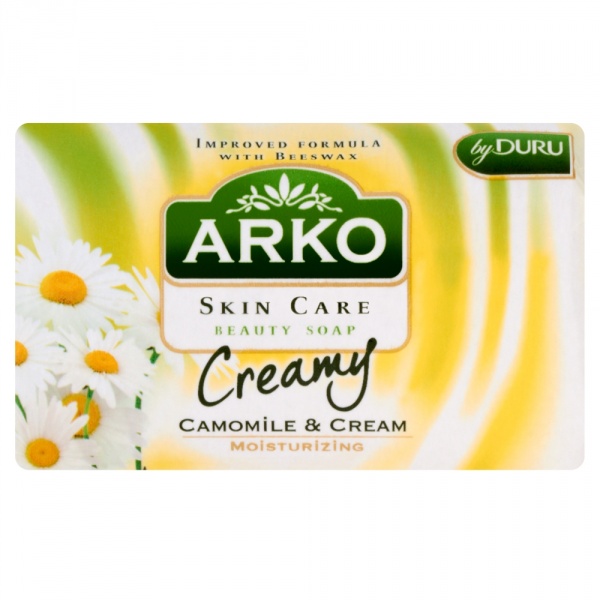 Arko Skin Care Creamy Mydło kosmetyczne wzbogacone ekstraktem z rumianku 90g