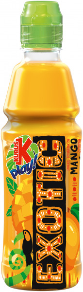 Kubuś Play! Exotic Napój wieloowocowy jabłko pomarańcza mango cytryna 400 ml