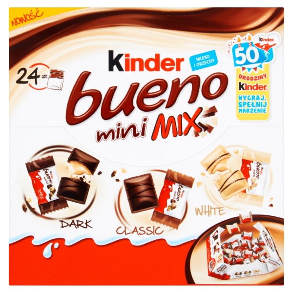 Wafelek Kinder Bueno mini mix 