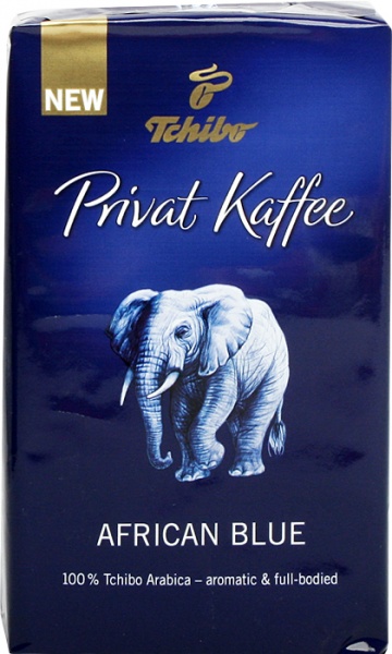 Kawa Tchibo Privat Kaffee African Blue mielona 