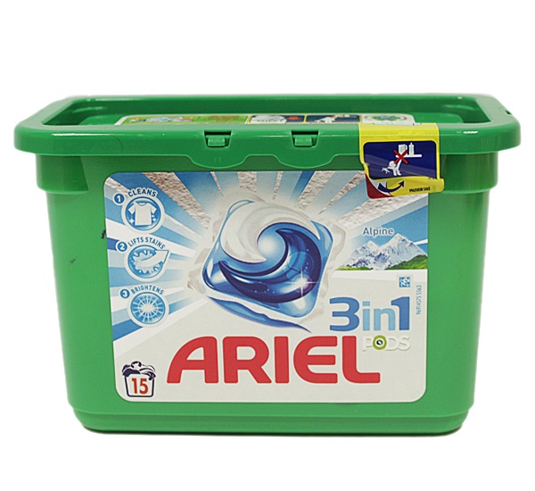 Ariel 3in1 Alpine kapsułki do prania /15szt. 