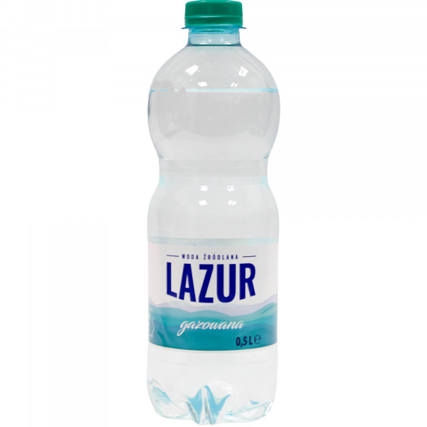 Woda gaz Lazur żródlana 500ml pet 