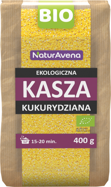 Kasza naturavena kukurydziana bio 400g 