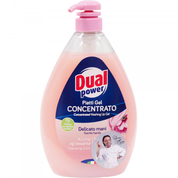 Żel do naczyń Dual Power delikatne dłonie pompka
